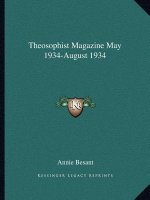 Theosophist Magazine May 1934-August 1934