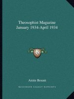 Theosophist Magazine January 1934-April 1934