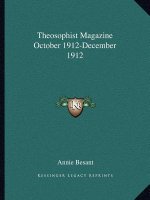 Theosophist Magazine October 1912-December 1912