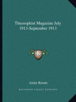 Theosophist Magazine July 1913-September 1913