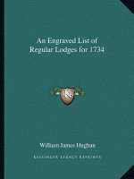 An Engraved List of Regular Lodges for 1734