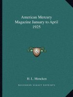 American Mercury Magazine January to April 1925
