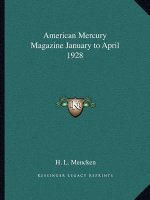 American Mercury Magazine January to April 1928