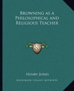Browning as a Philosophical and Religious Teacher