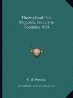 Theosophical Path Magazine, January to December 1934