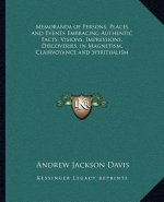 Memoranda of Persons, Places and Events Embracing Authentic Facts, Visions, Impressions, Discoveries, in Magnetism, Clairvoyance and Spiritualism
