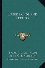 Greek Lands and Letters