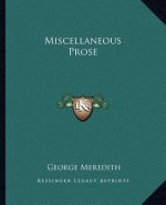 Miscellaneous Prose
