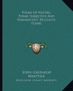 Poems of Nature, Poems Subjective and Reminiscent, Religious Poems