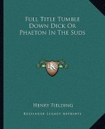 Full Title Tumble Down Dick or Phaeton in the Suds