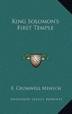 King Solomon's First Temple