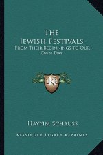 The Jewish Festivals: From Their Beginnings to Our Own Day
