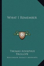 What I Remember