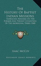 The History Of Baptist Indian Missions: Embracing Remarks On The Former And Present Condition Of The Aboriginal Tribes 1840