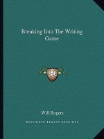 Breaking Into the Writing Game