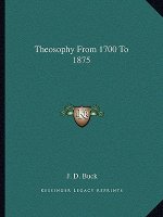 Theosophy from 1700 to 1875