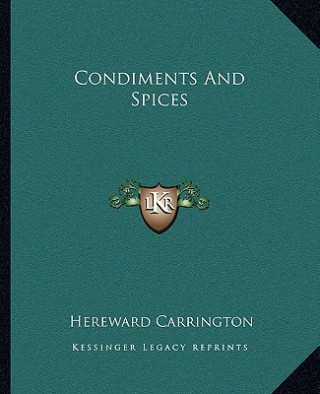 Condiments and Spices
