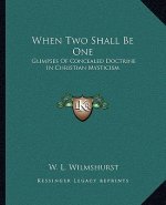 When Two Shall Be One: Glimpses of Concealed Doctrine in Christian Mysticism