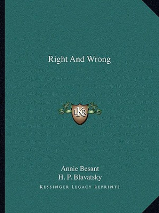Right and Wrong