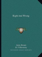 Right and Wrong