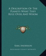A Description of the Planets What They Rule Over and Whom