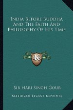 India Before Buddha and the Faith and Philosophy of His Time