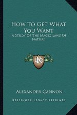 How to Get What You Want: A Study of the Magic Laws of Nature