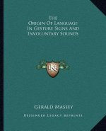 The Origin of Language in Gesture Signs and Involuntary Sounds