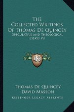 The Collected Writings of Thomas de Quincey: Speculative and Theological Essays V8
