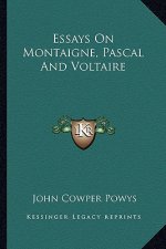 Essays on Montaigne, Pascal and Voltaire
