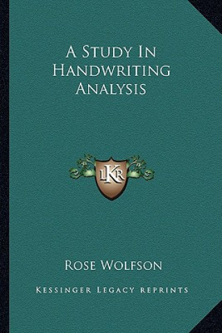 A Study in Handwriting Analysis