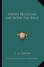 Jewish Religious Life After the Exile