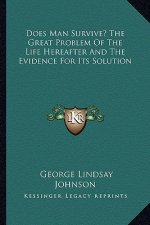 Does Man Survive? the Great Problem of the Life Hereafter and the Evidence for Its Solution
