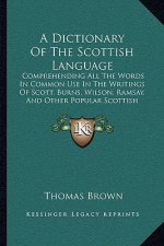 A Dictionary of the Scottish Language: Comprehending All the Words in Common Use in the Writings of Scott, Burns, Wilson, Ramsay, and Other Popular Sc