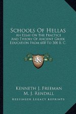 Schools of Hellas: An Essay on the Practice and Theory of Ancient Greek Education from 600 to 300 B. C.