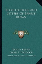 Recollections and Letters of Ernest Renan