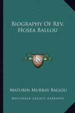 Biography of REV. Hosea Ballou