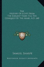 The History Of Egypt From The Earliest Times Till The Conquest By The Arabs, A.D. 640