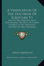 A Vindication Of The Doctrine Of Scripture V1: And Of The Primitive Faith Concerning The Deity Of Christ In Reply To Dr. Priestley's History Of Early