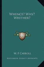 Whence? Why? Whither?