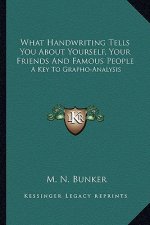 What Handwriting Tells You about Yourself, Your Friends and Famous People: A Key to Grapho-Analysis
