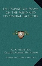 de L'Espirit or Essays on the Mind and Its Several Faculties