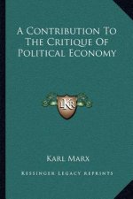 A Contribution to the Critique of Political Economy