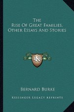 The Rise Of Great Families, Other Essays And Stories