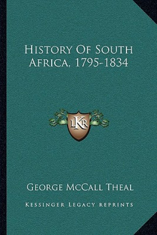 History Of South Africa, 1795-1834