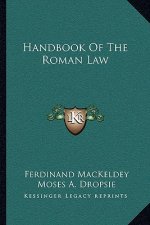 Handbook of the Roman Law