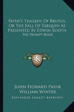 Payne's Tragedy Of Brutus; Or The Fall Of Tarquin As Presented By Edwin Booth: The Prompt-Book