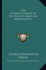 The German Element in the War of American Independence