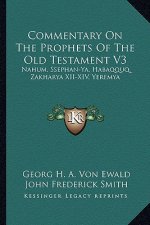 Commentary on the Prophets of the Old Testament V3: Nahum, Ssephan-YA, Habaqquq, Zakharya XII-XIV, Yeremya