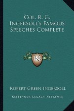 Col. R. G. Ingersoll's Famous Speeches Complete